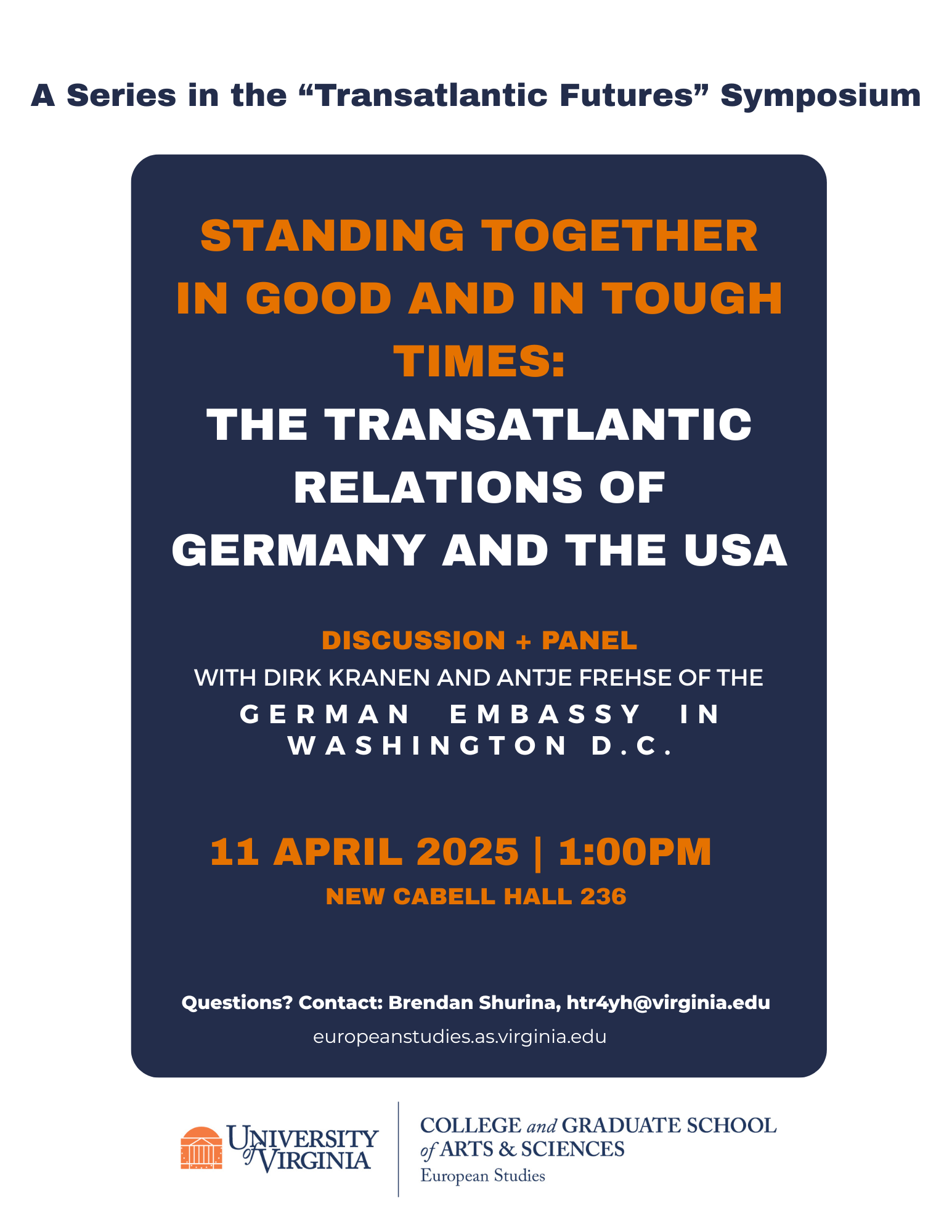 German embassy transatlantic relations