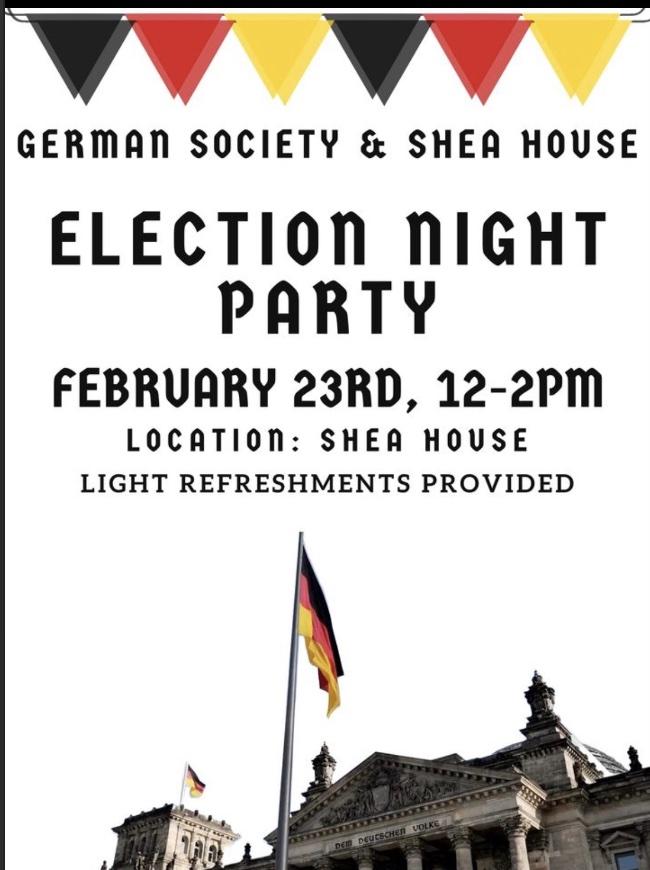 German election party flyer
